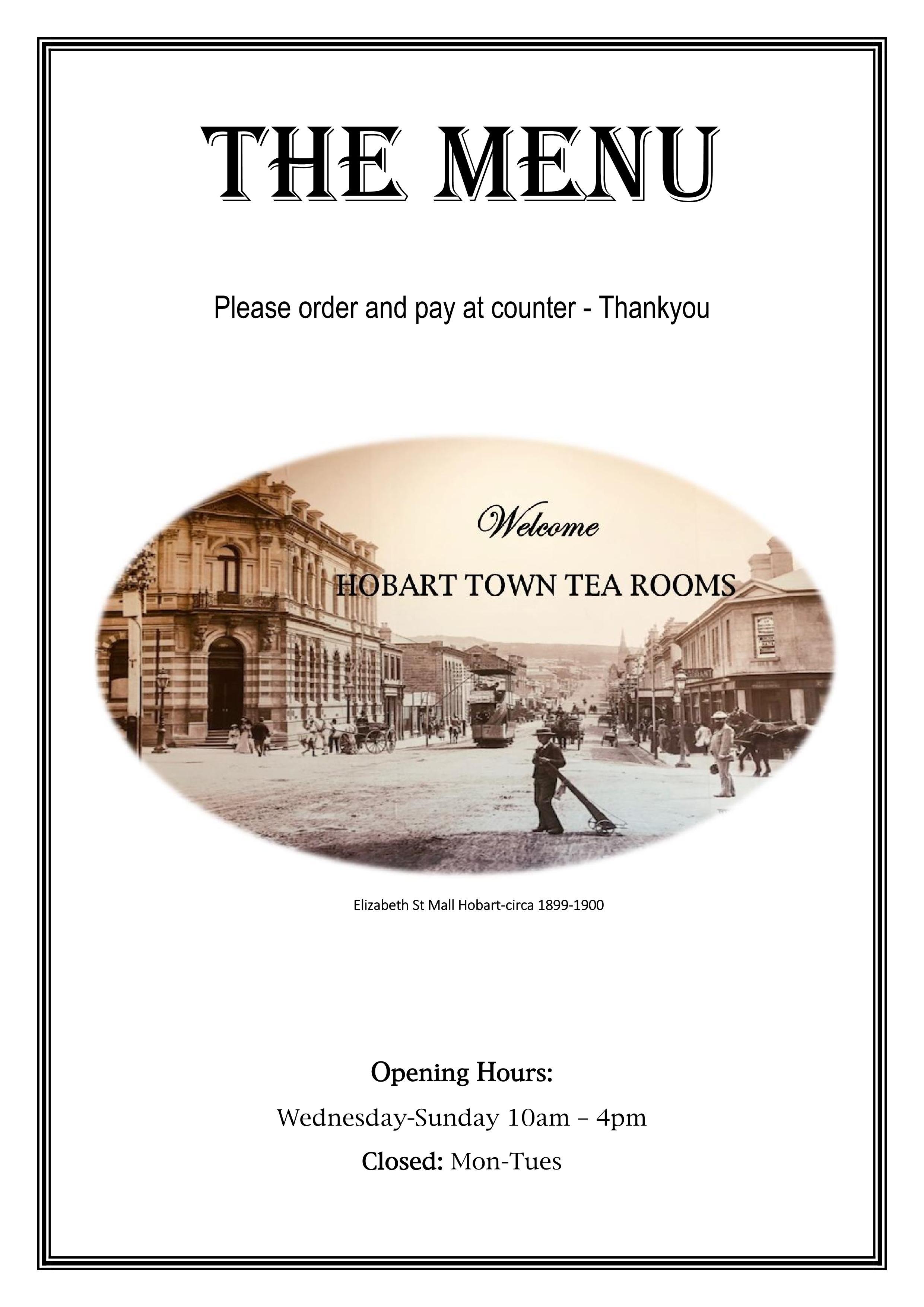 HOBART TOWN TEA ROOMS